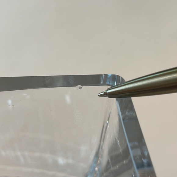 Glass Rectangular Vase EUC - Picture 10 of 17